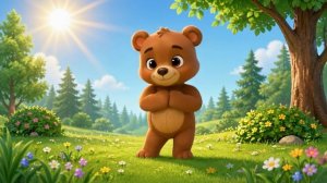 Музыка для зарядки — мишка тянется к солнышку | утренняя песенка для малышей