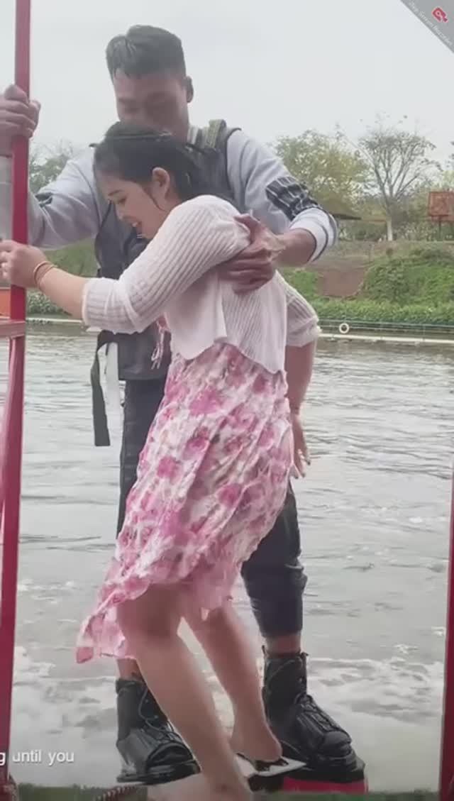 Flyboard. Искупал красавицу. Wetlook