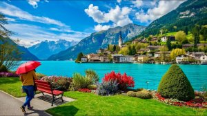 Лугано, Швейцария 🇨🇭 Прогулка по самому очаровательному городу — озеро Лугано | #путешествиеонлайн