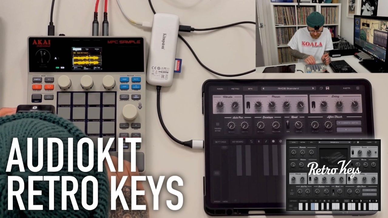 AKAI MPC Sample X AudioKit Retro Keys: Fun App To Sample!