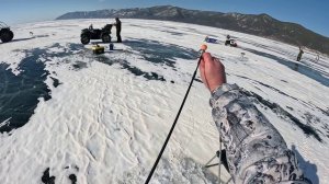 Нарвались на хороший косяк Омуля. Рыбалка на оз. Байкал