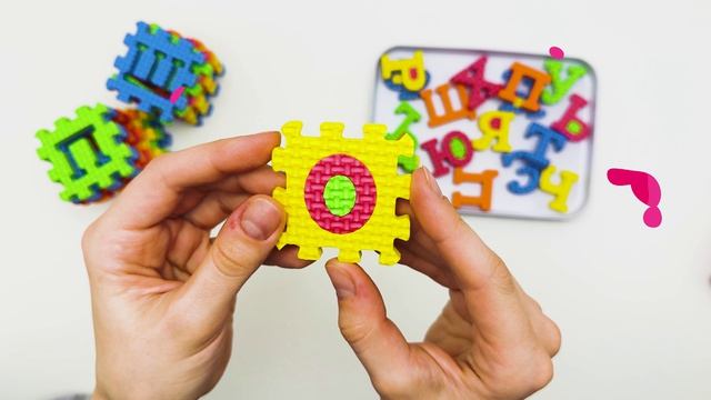 Буквы Алфавита из Мягкого Пазла | Учим буквы от А до Я | Развивающее видео для детей