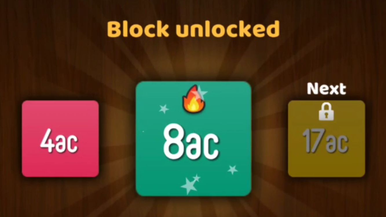 NumBlocks (2ac → 4ac → 8ac)