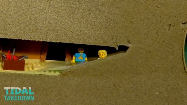 03. Children Trapped in Mine - Lego Flood Disaster - Tsunami Dam Breach Experiment смотреть онлайн