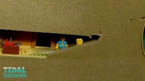 03. Children Trapped in Mine - Lego Flood Disaster - Tsunami Dam Breach Experiment