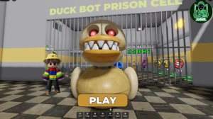 УТИНЫЙ БОТ 🦆🤖 ПОБЕГ ИЗ ТЮРЬМЫ! 🚨 / Игровой процесс #Roblox #Obby