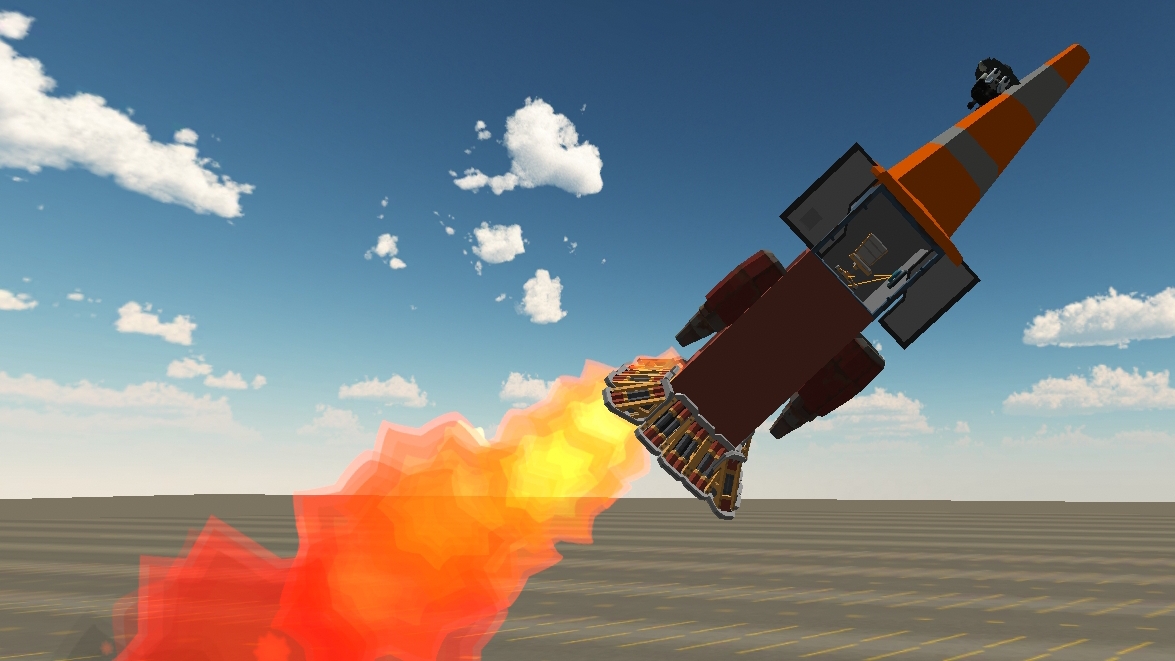 сделал ракету в чикен Ган!