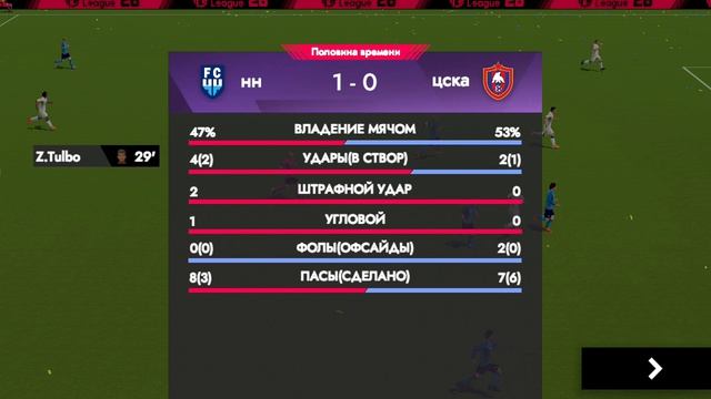 Российская Лига. 11 тур. Нижний Новгород - ЦСКА. 26.04.2026.