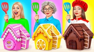 Кулинарный Челлендж# Я против Бабушки # Потрясающие Кухонные Лайфхаки от Bubba DO Challenge