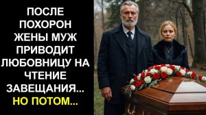 ПОСЛЕ ПОХОРОН ЖЕНЫ МУЖ ПРИВОДИТ ЛЮБОВНИЦУ НА ЧТЕНИЕ ЗАВЕЩАНИЯ... НО ПОТОМ...
