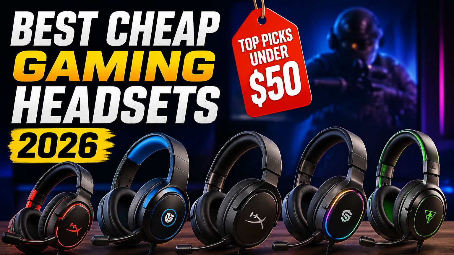 Best Cheap Gaming Headsets 2026 🎧 Budget Picks With Great Sound _ Mic!