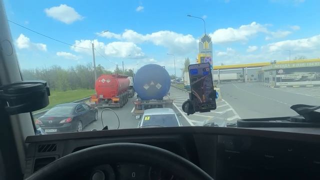 ДТП в Аксае стоим в пробке