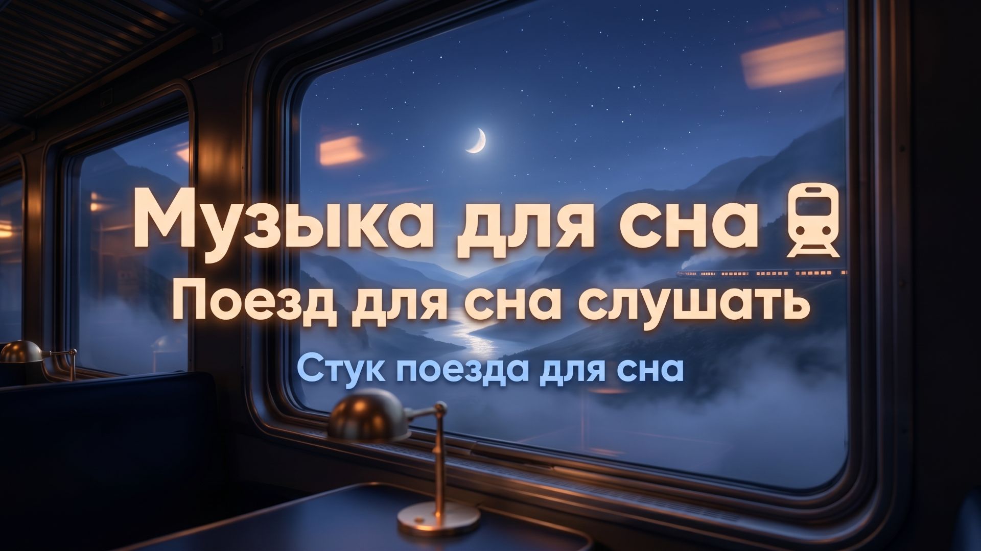 Поезд для сна слушать 🚆 Музыка для сна🚆 Стук поезда для сна 3 часа