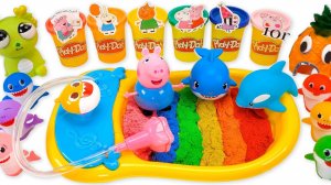 ИГРАЕМ С КИНЕТИЧЕСКИМ ПЕСКОМ КУПАЕМ ИГРУШКИ АСМР ВИДЕО МУЛЬТИКИ ДЛЯ ДЕТЕЙ КАНАЛ ИГРАЛКИ-ЗАЛИПАЛКИ