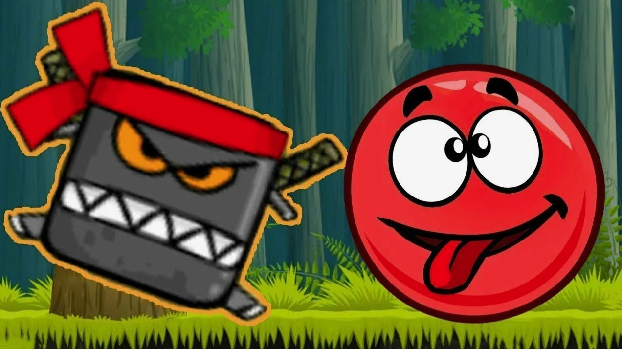 Приключения красного шара - Красныш мультик для малышей - Красный шарик спасает друзей