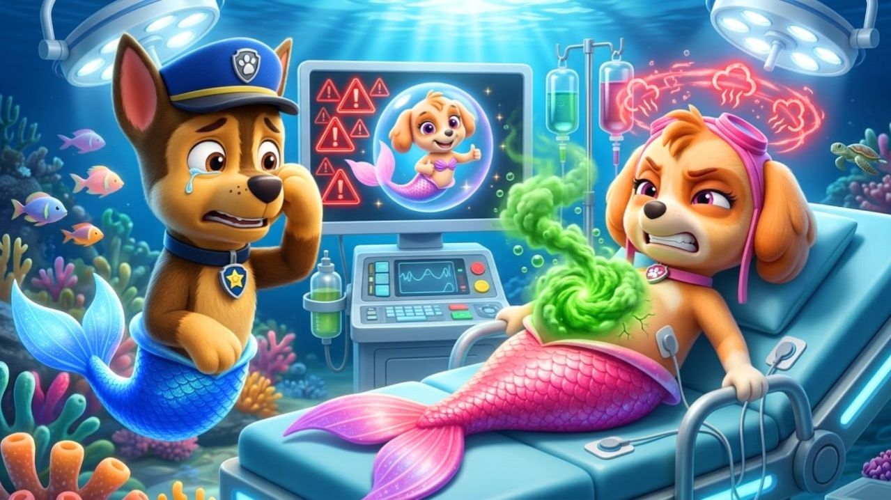 О боже мой! Что происходит с русалкой Скай