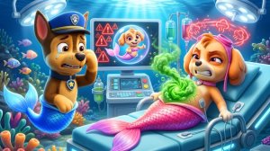 О боже мой! Что происходит с русалкой Скай