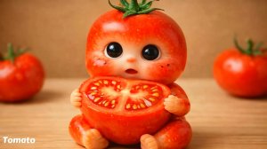 Милые овощные малыши едят настоящие овощи 🍅👶 Невероятно приятное ASMR-видео