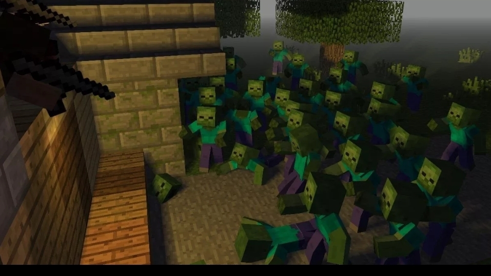 Зомби апокалипсис майнкрафт #1