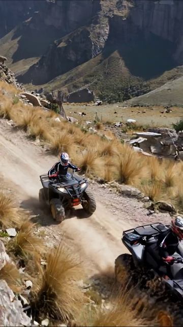Поездка на квадроциклах по горным тропам #квадроциклы #приключения #природа