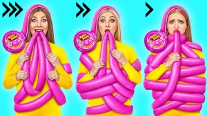 Быстрая Средняя или Медленная Скорость Еды Челлендж # Забавные Лайфхаки с Едой от Bubba DO Challenge