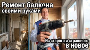 МАРИУПОЛЬ. Ремонт балкона из хлама своими руками. 1 часть.