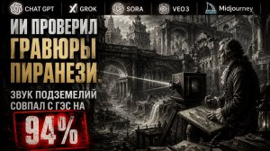 94% СОВПАДЕНИЯ С ГЭС! НЕЙРОСЕТЬ «УСЛЫШАЛА» ГРАВЮРЫ ПИРАНЕЗИ