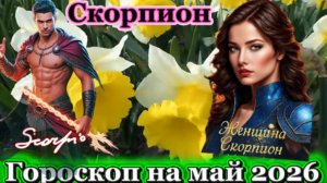 Скорпион! Гороскоп на май 2026 года!