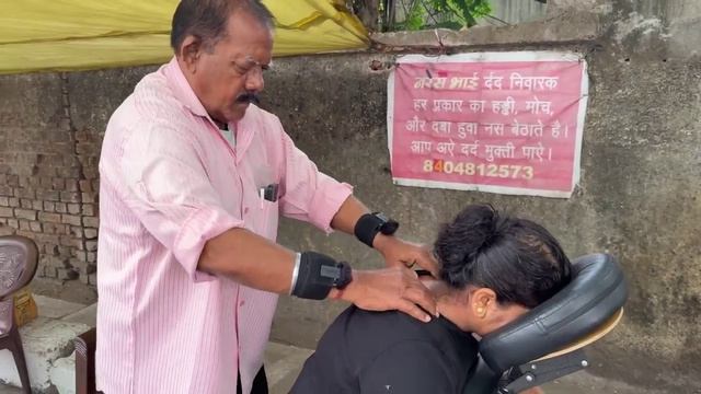 Массаж от уличного мастера