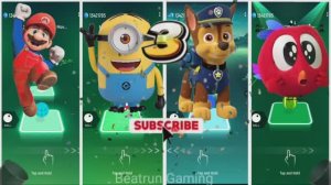 Марио против Миньонов и Щенячьего Патруля: Грандиозная битва в EDM Rush!