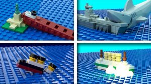 КОРАБЛИ ЛЕГО ТОНУТ! КРОШЕЧНЫЕ ИГРУШЕЧНЫЕ КОНСТРУКТОРЫ ЛЕГО ИДУТ КО ДНУ!