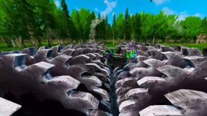 Мега-ямы с МакКуином и Pixar Cars против Большой и Маленькой Молнии МакКуина! Be