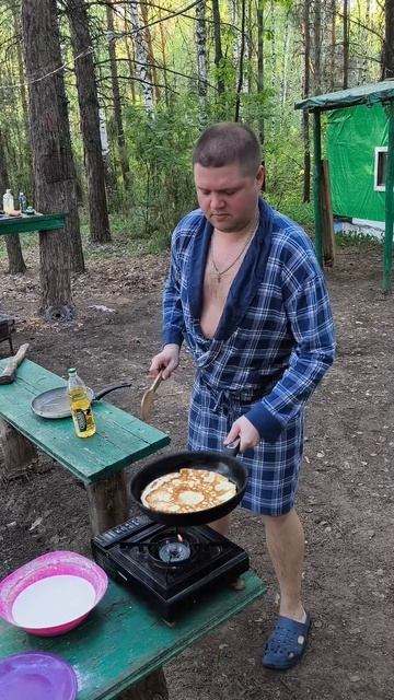 Блины на природе