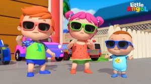 Едем В Парк Аттракционов 🎡 | Веселые Развивающие Песенки Для Детей | Little Angel Русский