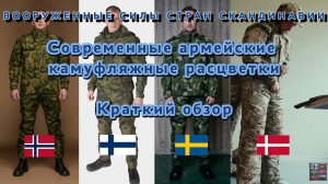 Современный армейский камуфляж стран Скандинавии
