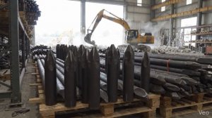 Пика для гидромолота. Кирка, зубило, клин и пирамида