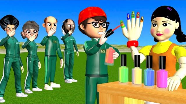 СТРАШНАЯ УЧИТЕЛЬНИЦА 3D ПРОТИВ ИГРЫ В КАЛЬМАРА ЛУЧШИЙ ЦВЕТ ДЛЯ НОГТЕЙ 5 РАЗ ЧЕЛЛЕНДЖ КТО ПОБЕДИТ