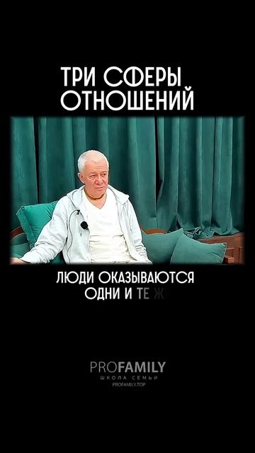 ТРИ СФЕРЫ ОТНОШЕНИЙ. Александр Хакимов