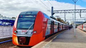 Короткая поездка на ЭС2Г 240 "Ласточка". Девяткино - Санкт-Петербург