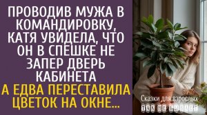 Истории из жизни: Проводив мужа в командировку, увидела, что он в спешке не запер кабинет…