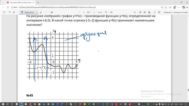 Разбор 8 задания банк ФИПИ Профильная математика