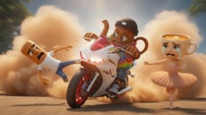 После того как Та Та Та Та Сахур ударил Тунг Тунг Тунг Сахура и убежал, Балерина планирует месть