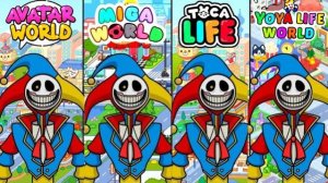 ПРОТОТИП ИЗ POPPY PLAYTIME ГЛАВА 5 В ВЕРСИЯХ TOCA BOCA, AVATAR WORLD, YOYA WORLD И MIGA WORLD