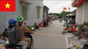 Жизнь в вьетнамской деревне – мирные утренние звуки с местного рынка.