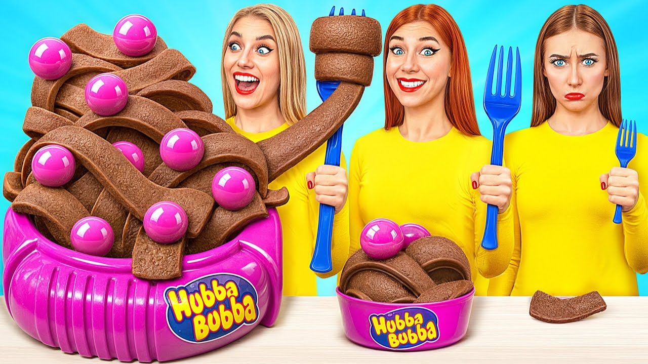 Большая, Средняя или Маленькая Тарелка Челлендж # Смешные Рецепты с Едой от Bubba DO Challenge