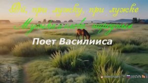 Ой, при лужку, при лужке!!!! Музыка и слова: народные. Поет Василииса