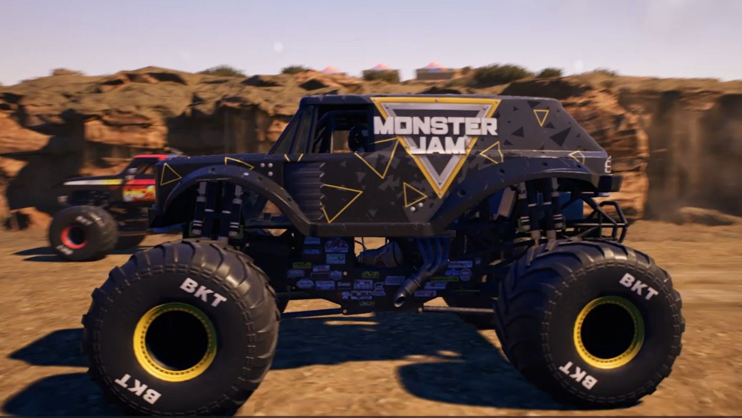 Монстр траки на трассе! НЕВЕРОЯТНЫЕ БИТВЫ машин в игре Monster Jam Showdown