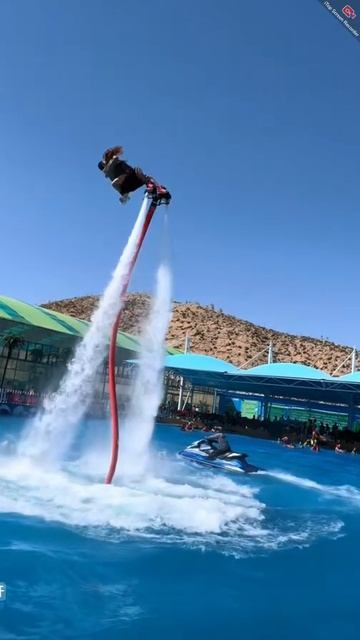 Flyboard. Искупал красавицу. Wetlook