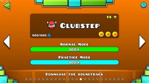 Прохождение Clubstep 100%(Geometry Dash)