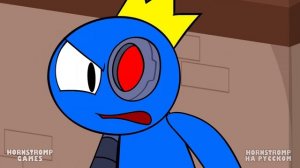 ХАГГИ ВАГГИ - СИНИЙ ВЛЮБИЛСЯ!  Poppy PlaytimeRainbow Friends - Анимации на русском